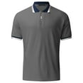 thumbnail image 4 of Sngxgn Men's Polo Shirt Short Sleeve Shirts Golf Shirt(Dark Gray,M), 4 of 5