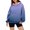 Sky Blue, variant on Womens Travel Outfit Long Sleeve Loose Oversized Womens Sweatshirts Gradient Color Hooded Neck with Pocket Drawstring Fall Clothes Winter Casual for Christmas Dinner Gray M