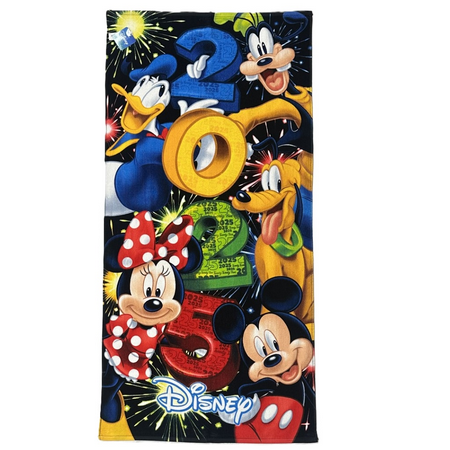 Disney 2025 Vertical Stack Beach Towel