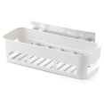 thumbnail image 1 of Estante organizador de almacenamiento para baño adhesivo, color blanco, para ducha y montaje en pared, 1 of 5
