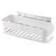 thumbnail image 1 of Estante organizador de almacenamiento para baño adhesivo, color blanco, para ducha y montaje en pared, 1 of 5