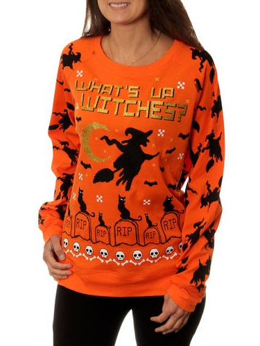 halloween sweatshirt woman