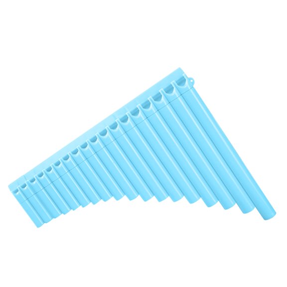 uvwlwu 18 Pan Flute Set Educational Musical Instrument for School Teaching and Student Beginners(Blue)