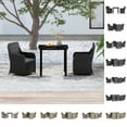 thumbnail image 3 of vidaXL Patio Dining Set Outdoor Dining Set Table and Chair Set for Garden, 3 of 25