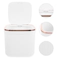 thumbnail image 1 of DEEPCRAFF Waste Container for Table in White with Flip Lid Design for Home Users 1Pack, 1 of 8
