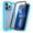 Blue, variant on TECH CIRCLE For iPhone 15 Plus Case with Built-in Screen Protector,Full Protection Rugged Drop Shockproof Rubber Hybrid Anti-Scratch Crystal Clear Phone Case for Apple iPhone 15 Plus 6.7" 2023,Blue