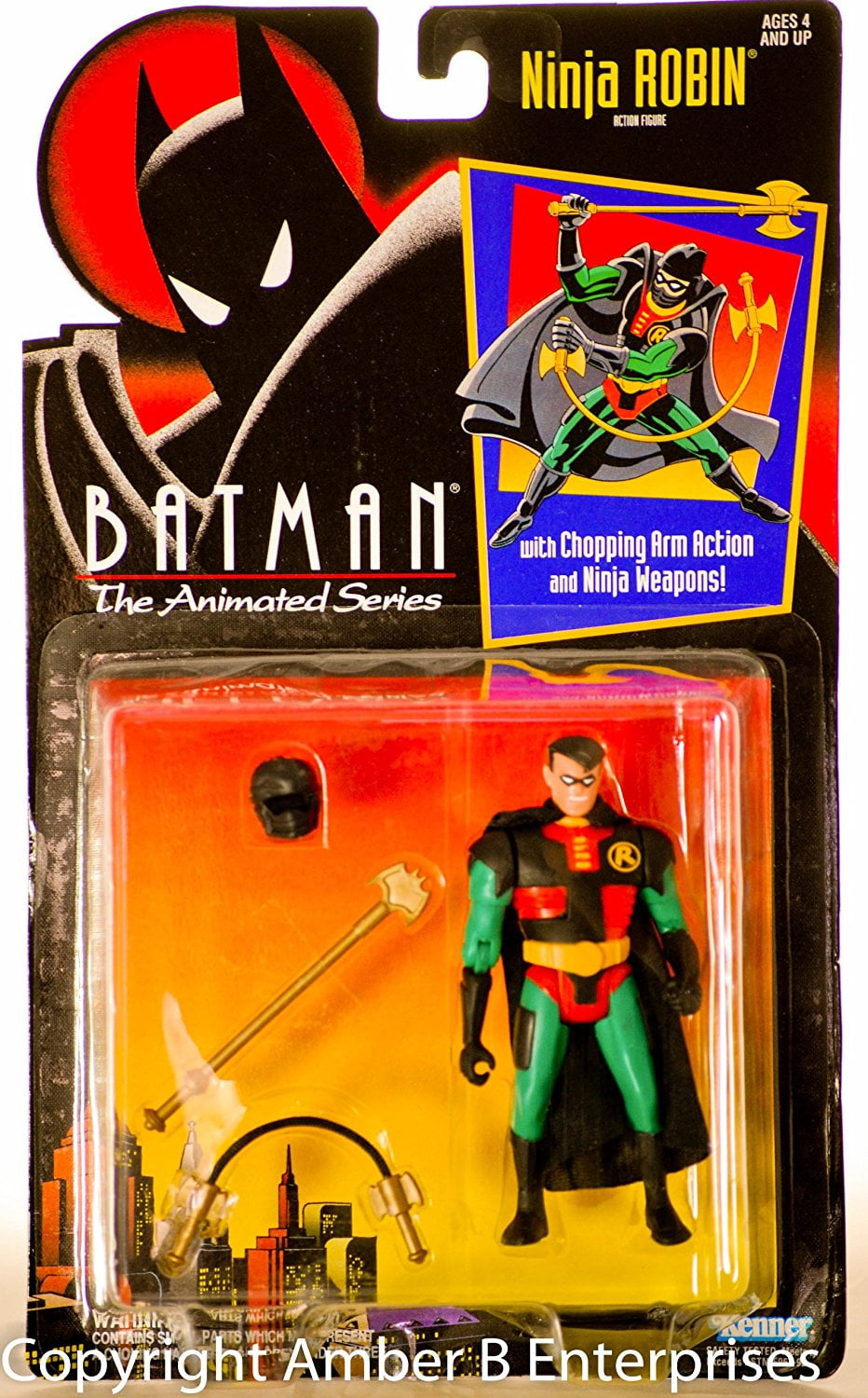 the Animated Series Ninja Robin Action Figure, BTAS ACtion Figure By ...