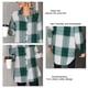 thumbnail image 5 of Camisa a cuadros para mujer,Camisa a cuadros para mujer Cárdigan a cuadros altos Top con botones a cuadros para mujer Elegante y moderno, 5 of 7