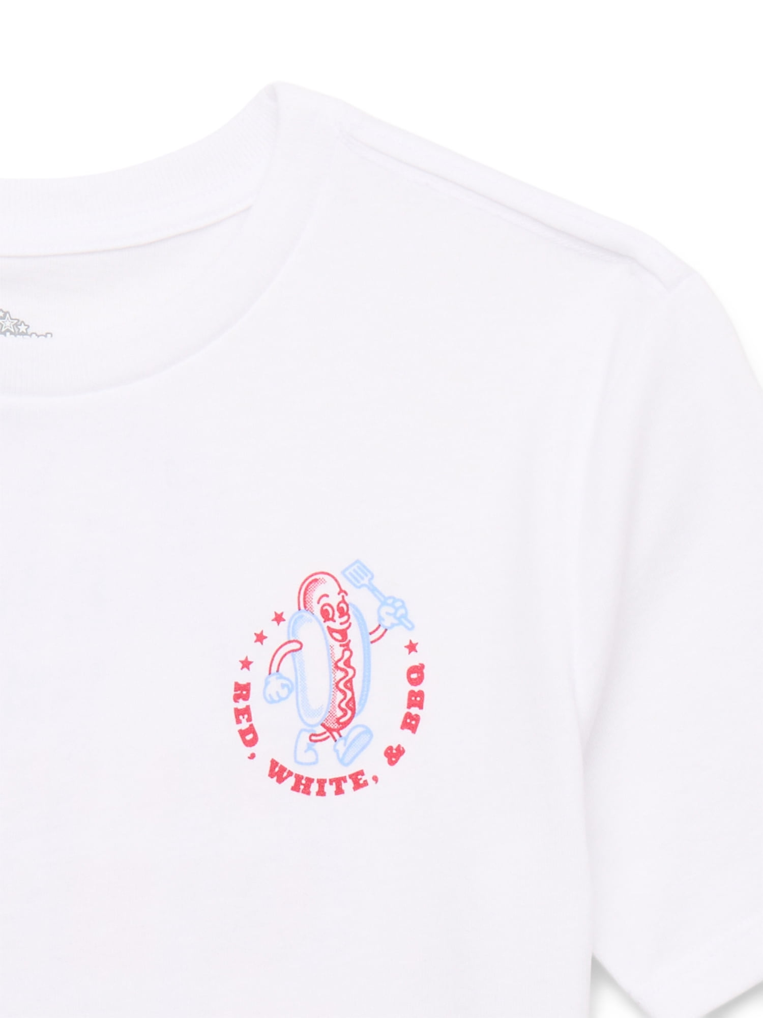 Way to Celebrate Boys Short Sleeve Americana T-Shirt, Sizes 4-18 & Husky