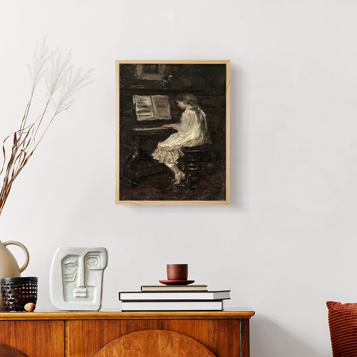 Vintage Animal Print XXXI - 10in. x 8in. Vintage Framed Print in Natural Wood Frame
