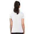 thumbnail image 5 of Women's G-III 4Her by Carl Banks White Minnesota Twins Super-Slim Fit Lightweight City Graphic T-Shirt, 5 of 5