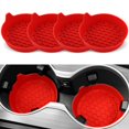 thumbnail image 1 of Posavasos portavasos de silicona para coche, portavasos Universal antideslizante, accesorios para Interior de coche, almohadilla silenciosa, 2/4 Uds., 1 of 5
