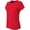Red, variant on Womens Short Sleeve Tech T-Shirt Grey M
