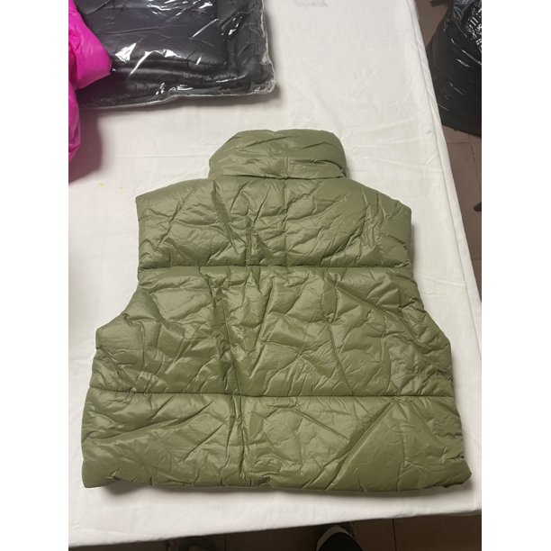 Chaleco de algodón con plumas para mujer, párrafo corto, cien camisetas sin mangas de algodón a juego con kanji, chaqueta interior para mujer