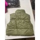 thumbnail image 1 of Chaleco de algodón con plumas para mujer, párrafo corto, cien camisetas sin mangas de algodón a juego con kanji, chaqueta interior para mujer, 1 of 6