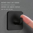 thumbnail image 5 of Adhesive Hooks, Wall Hooks, 5-Pack Stainless Steel Self-Adhesive Hooks for Towel, Robe, Kitchen, Bathroom, No Drill Mounting, 3M Tape, Rustproof, 5 of 5