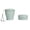 Green, variant on Collapsible Travel Cup,Reusable Silicone Water Cups with Stainless Steel Rim,Lightweight Drinking Cups with Lids and Carrying Strap,3.46x3.26 inch Dishwasher Safe Water Cups for Camping (Sky Blue)