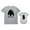 Dad Gray / Baby Gray/White, variant on Baby & Papa Bear Men's T-shirt & Baby Bodysuit Outfit Father & Son Matching Set Dad Gray Medium / Baby Gray 24M (18-24M)