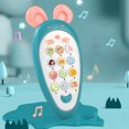 thumbnail image 4 of Kids-Gift Children Music Mobile Toys Learning Machine Simulation Mobile Phone Story Machine Early Education Machine Can Bite green, 4 of 6