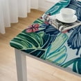 thumbnail image 5 of HAOXIT  Indoor Outdoor Tabletop for Spring Summer Decorations, Picnics and Dinner Parties - Stain and Water Resistant, Jungle Canopy, Tablecloth 36*36, 5 of 8