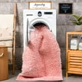 thumbnail image 2 of BoutiqueRugs Faina Pink Washable Shag Area Rug - Machine Washable - Pink - 9'3" x 12', 2 of 17