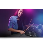 Pyle PTED01 - Electronic Table Digital Drum Kit Top w/ 7 Pad Digital Drum Kit