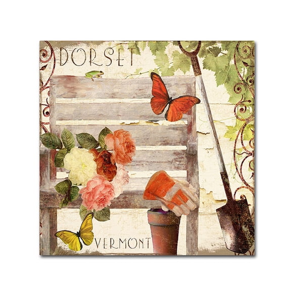 Trademark Fine Art "Vermont Summer IV" Canvas Art by Color Bakery