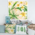 thumbnail image 3 of Designart 'Yellow Flowers and Tropical Foliage XI' Traditional Framed Art Print, 3 of 4