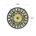 thumbnail image 7 of RADIANCE Goods Tiffany-Glass Victorian Window Panel 23.5", 7 of 7