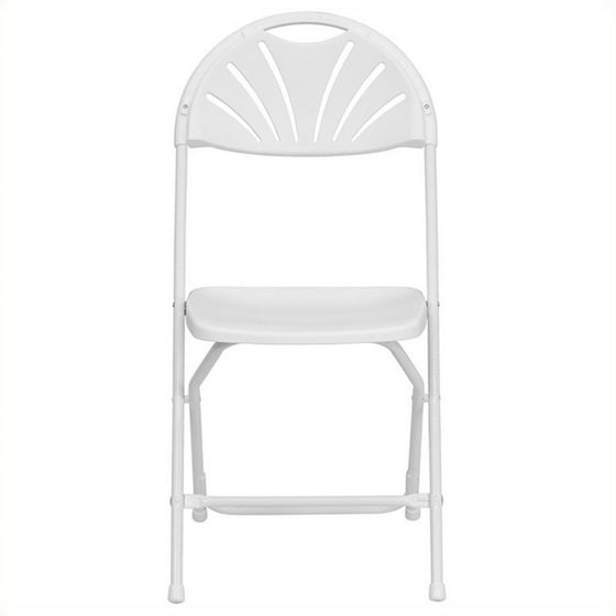 Flash Furniture Hercules Series 800 Lb Capacity White Plastic Fan Flash Furniture Hercules Series 800 Lb Capacity White Plastic Fan Back Folding Chair Com