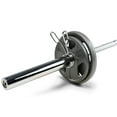 thumbnail image 3 of Weider 35 lb. Olympic Hammertone Weight Plate with 3-Spoke Grab Handles, 3 of 7
