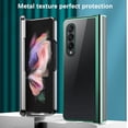 thumbnail image 5 of Compatible with Samsung Galaxy Z Fold 4 Case Plating Frame Electroplate Clear Luxury Elegant Case Camera Protector Soft TPU Shockproof Protective 3 PCS Anti-Skid Galaxy Z Fold 4 Case -Green, 5 of 12