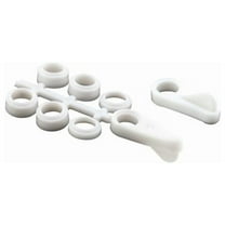 Prime-Line L 5924 Universal Window Screen Clips, White Plastic, 4-Pk. - Quantity 6