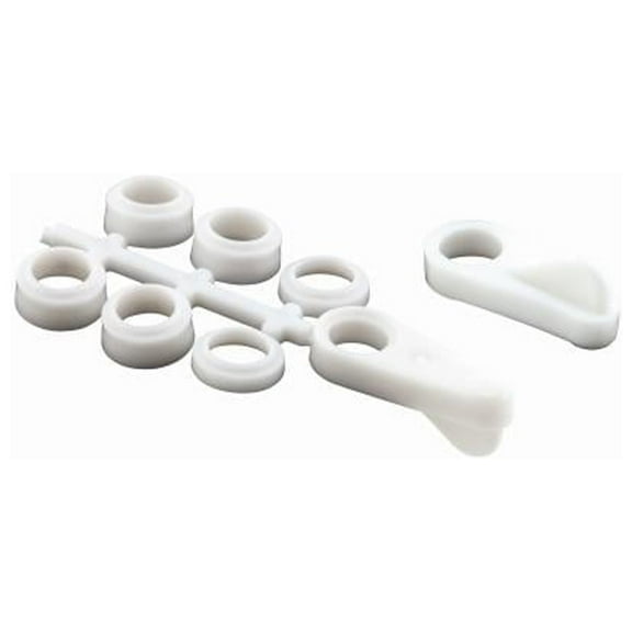 Prime-Line L 5924 Universal Window Screen Clips, White Plastic, 4-Pk. - Quantity 6