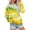Yellow, variant on Bovemsi Womens Sweatshirts Women's Tie Dye Pattern Plus Size Fashion Tops Long Sleeved Fall Fashion Outfits 2025 Clothes