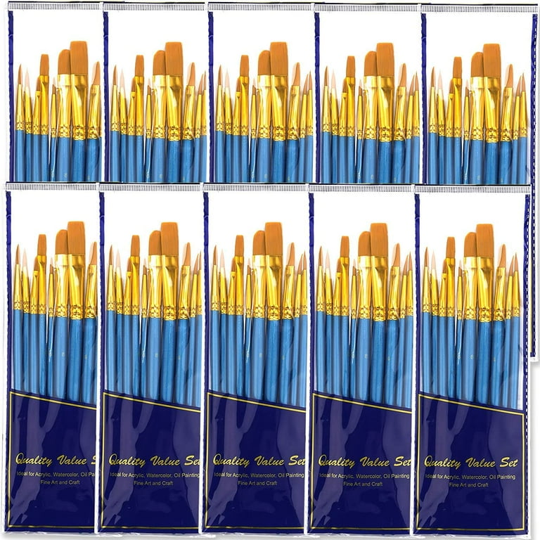 Paint Brushes, 60 Pcs Artists' Paintbrush Set for Acrylic