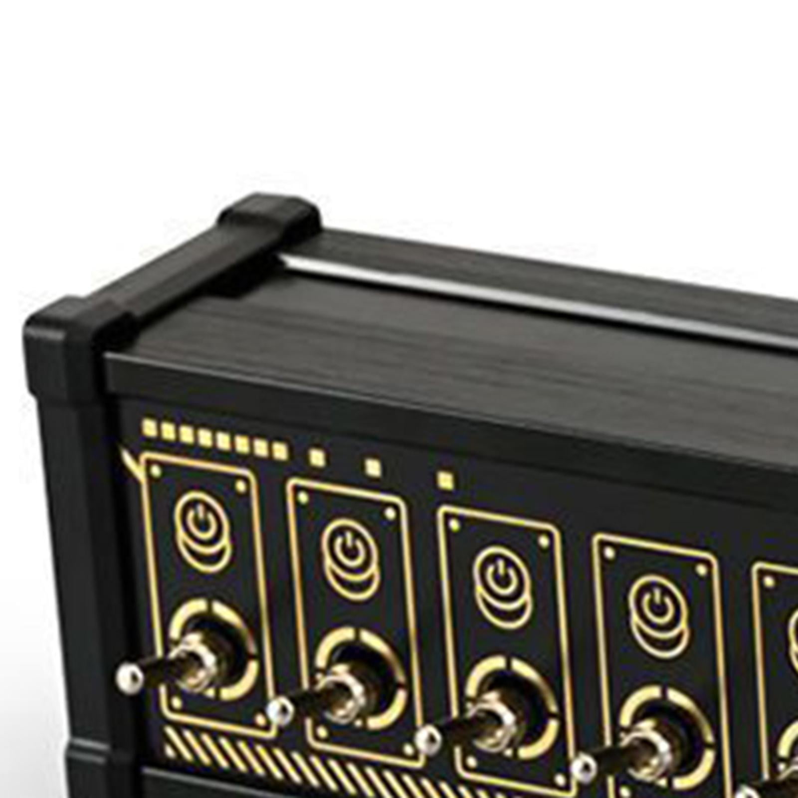 Portable 6 Port USB Hub Computer Accessory with Individual Control Switches Good Classic