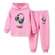 thumbnail image 1 of Odeerbi 2-16 Años Niñas Conjuntos Estampados Sudaderas Con Capucha Pantalones Dos Piezas Conjunto Sudadera Manga Larga Con Capucha Sudadera Primavera Pullover, 1 of 7