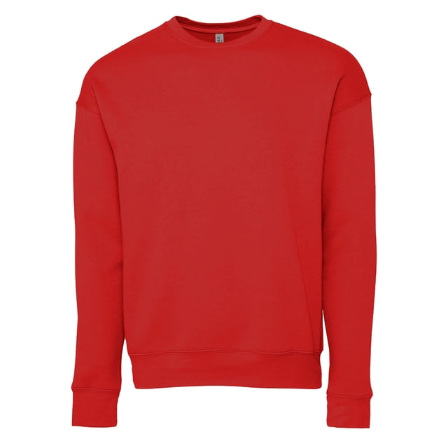 Bella + Canvas Adults Drop Shoulder Sweatshirt