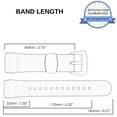 thumbnail image 5 of 20MM Silicone Replacement Watch Band for Men/Women Sport Watch Orange, 5 of 6