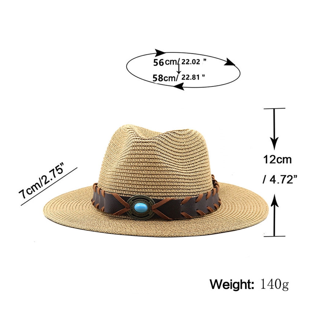 Chapeau Raphia Avec Garniture Couleur Moutarde | Chapeau été Homme