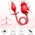 thumbnail image 3 of Rose Toys Vibrators for Women, Clitoral G Spot Vibrator for Female, Thrusting Dildos for Adult Couples Pleasure, 3 of 7