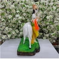 thumbnail image 4 of Krishna with Cow Statue in Marble Dust Lord Krishna Idol Standing Krishna Figurine God of Love Krishna Murti God Krishna Sculpture Indian Home Temple Decor Hindu God Statue - AtoZ India Cart, 4 of 5