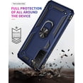 thumbnail image 6 of REQO for Samsung Galaxy S21 5G Case with HD Screen Protectors, Military-Grade Metal Ring Holder Kickstand 15ft Drop Tested Shockproof Cover Case for Samsung Galaxy S21 Blue, 6 of 7