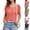 Red, variant on Women's Short Sleeve Crochet Sweater Tops Trendy Summer Hollow Crewneck Knit Boho Casual Spring Blouses Crop Top Green L