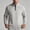 Gray, variant on ZUBKTE Men's Quarter Zip Cotton Pullover Lightweight Mock Neck Sweatshirt Casual Long Sleeve Shirts M-3XL