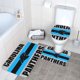 thumbnail image 3 of Juego de alfombras de baño de 3 piezas del equipo Panthers Alfombra antideslizante para baño de 31,5 x 20 pulgadas, 3 of 7