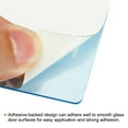 thumbnail image 5 of Uxcell Push Pull Door Sign Acrylic Self Adhesive Rectangle Sticker Blue 4 Pack, 5 of 6
