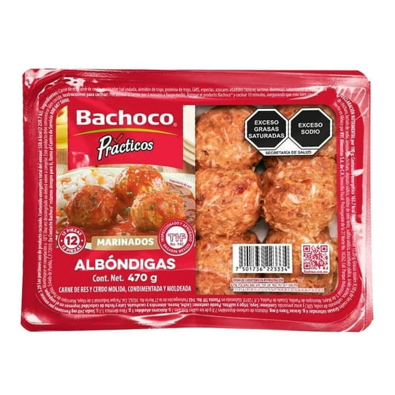 Albóndigas Prácticos Bachoco 470g