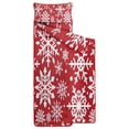thumbnail image 2 of Red Christmas Snowflake Pattern Toddler Nap Mats for Kids Preschool,60"x20" Sleeping Mat Bag or Kids,Toddler Sleeping Bag,Toddler Nap Mat or Daycare, 2 of 6